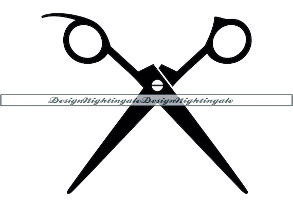 Hairdresser Scissors SVG cut file at