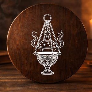 Catholic Thurible Censer SVG PNG DXF, Incense Burner Church Cut File - Etsy