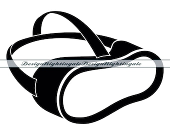 VR Glasses SVG, Virtual Reality Headset Clipart (Digital Files)