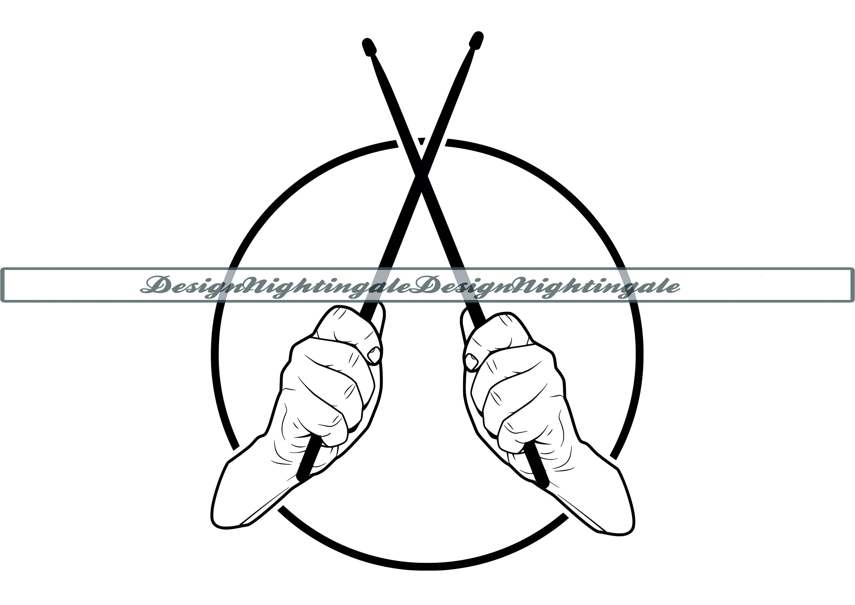 Drum Logo 2 SVG Drum SVG Drum Sticks SVG Painted Drum Logo - Etsy UK