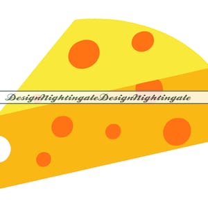 Swiss Cheese SVG, Cheese SVG, Swiss Cheese Clipart, Cheese Files For Cricut, Cheese Cut Files For Silhouette, Dxf, PNG, Eps, Vector