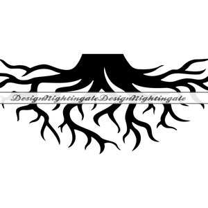 Roots SVG, Tree Roots SVG, Family Svg, Roots Clipart, Roots Files For Cricut, Roots Cut Files For Silhouette, Dxf, PNG, Eps, Roots Vector