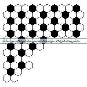 Soccer Ball Pattern SVG, Seamless Soccer Pattern, Clipart, Files For Cricut, Cut Files For Silhouette, Peekaboo Tumbler, DXF,PNG,Eps,Vector