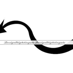 Cola de diablo SVG, Cola de diablo DXF, Clipart de cola de diablo, Archivos de cola de diablo para Cricut, Archivos de corte de cola de diablo para Silhouette, PNG, Vector de cola de diablo