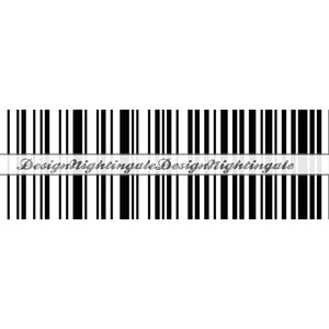 Barcode #3 SVG, Bar Code SVG, Plain Barcode SVG, Barcode Clipart, Barcode Files For Cricut, Barcode Cut Files For Silhouette, Dxf,Png,Vector
