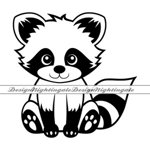 Roter Panda SVG, Roter Panda Clipart, Roter Panda-Dateien für Cricut, roter Panda Schnittdateien für Silhouette, roter Panda DXF, Png, Eps, roter Panda Vektor