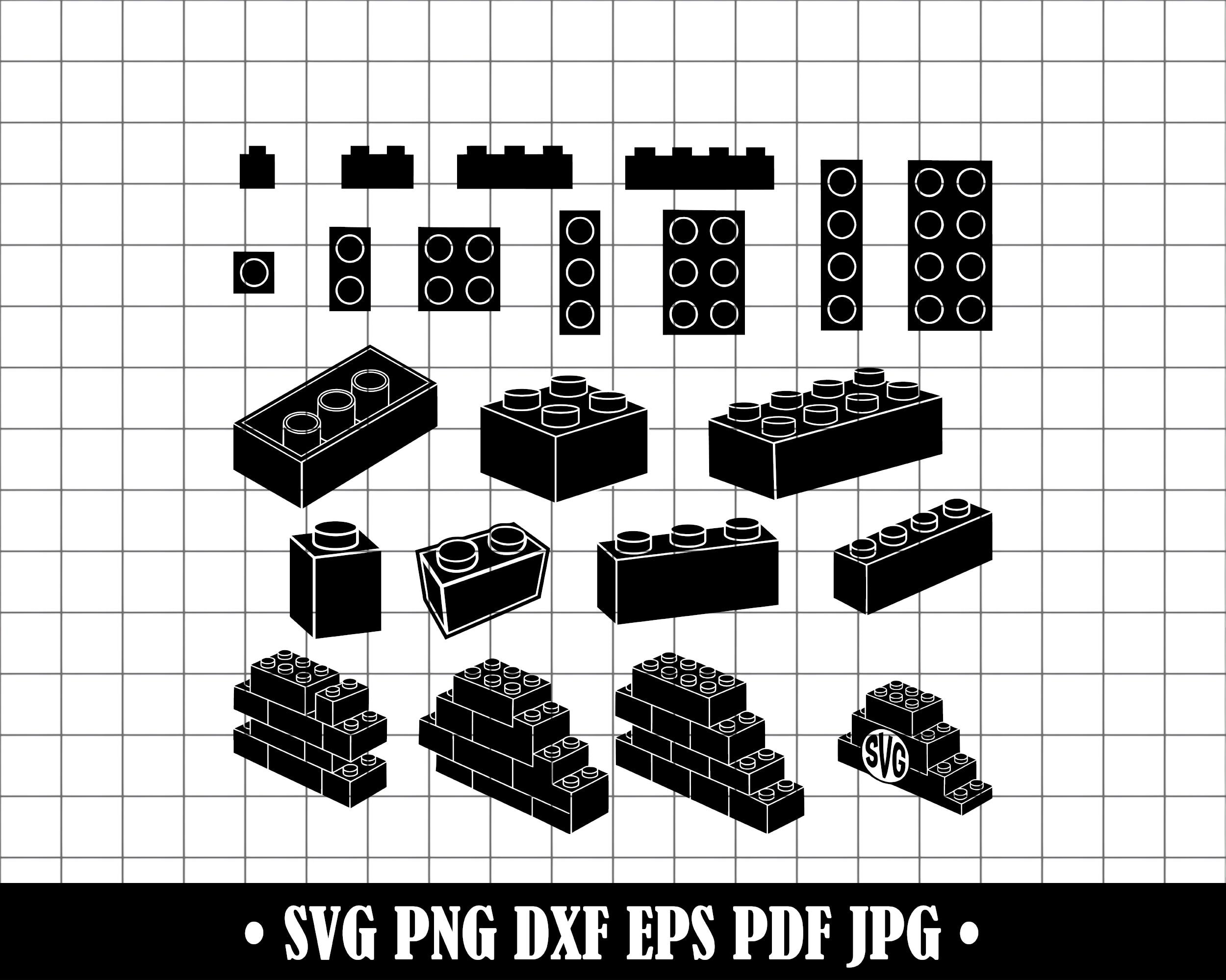 Building Blocks SVG Bundle, Toy Bricks Clipart (digital Files) - Etsy