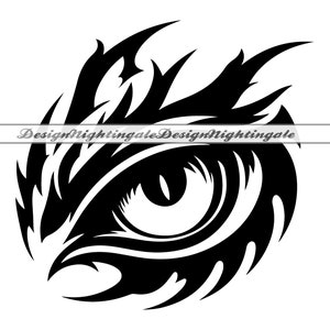 Dragon Eye SVG, Dragon Svg, Dragon Eye Clipart, Dragon Eye Files For Cricut, Dragon Eye Cut Files For Silhouette, DXF, PNG, Eps, Vector