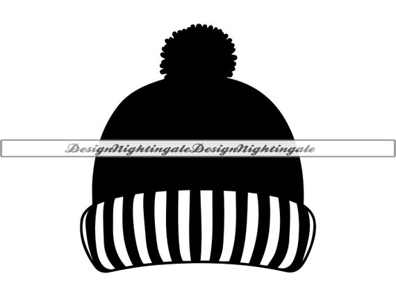 Beanie SVG, Beanie Silhouette SVG, Beanie Clipart, Beanie
