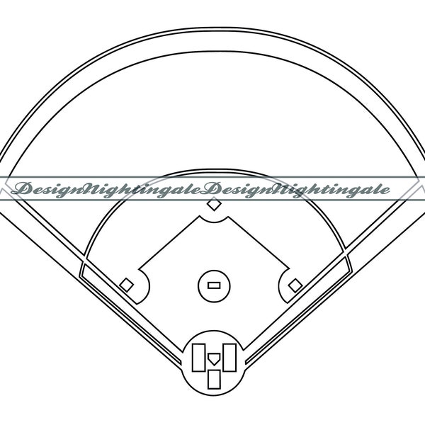 Baseball Field Etsy