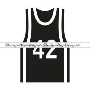 Maillot de basket-ball SVG, SVG de maillot de sport, maillot SVG, Clipart de maillot de basket-ball, fichiers pour Cricut, couper des fichiers pour la silhouette, Dxf, Png, vecteur