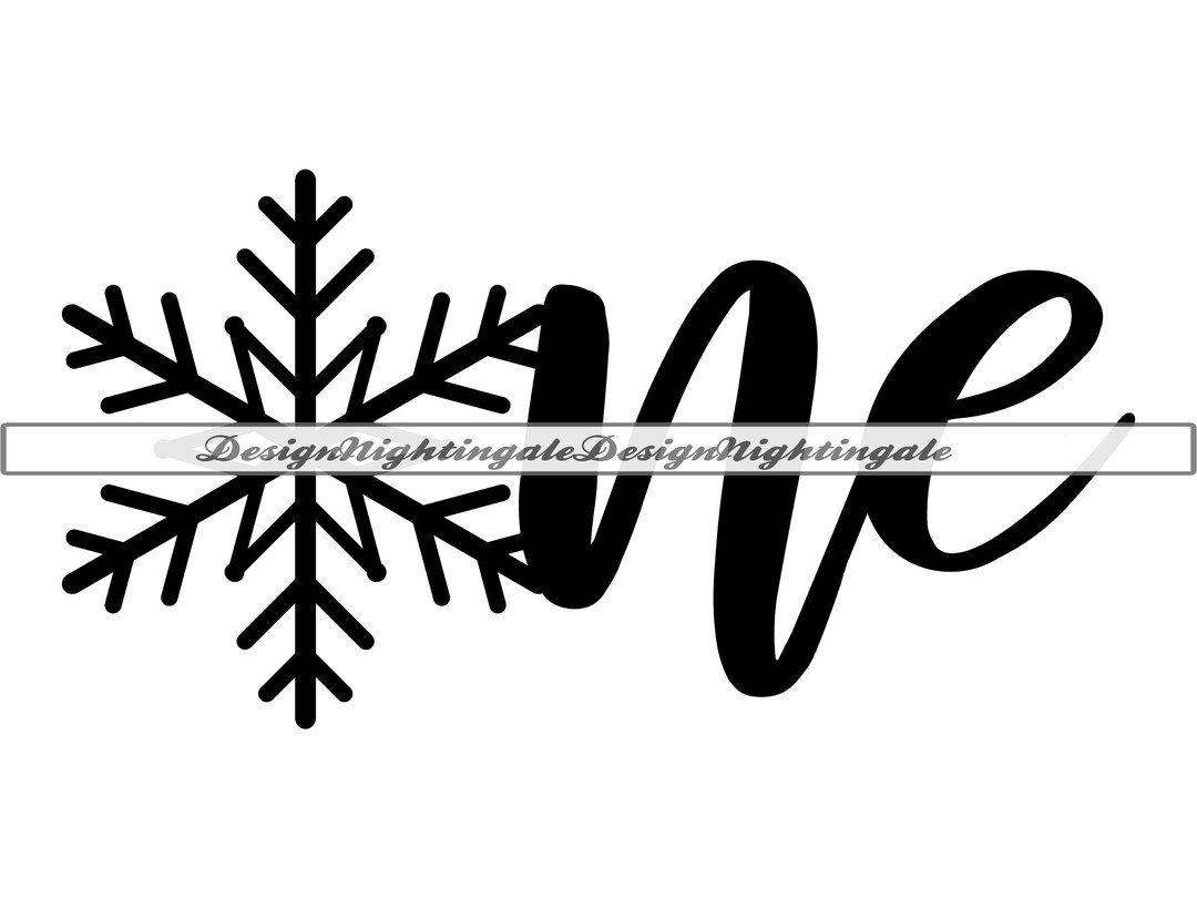 Snowflake 1 SVG, Snowflake One SVG, One Snowflake SVG, Winter