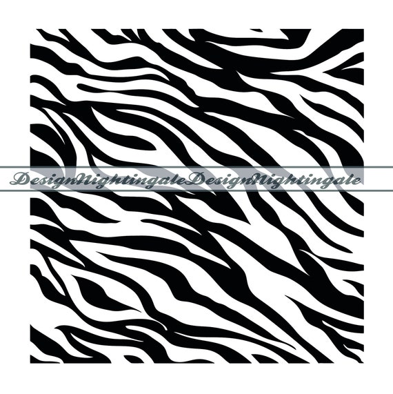 Zebra Pattern SVG Zebra Print SVG Seamless Zebra Pattern Etsy