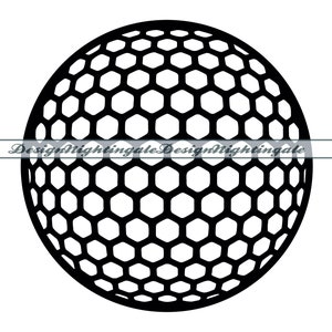 Pelota de golf n.° 2 SVG, Golf SVG, Clipart de pelota de golf, Archivos de pelota de golf para Cricut, Archivos de corte de pelota de golf para Silhouette, Dxf, Png, Eps, Vector, Vinilo