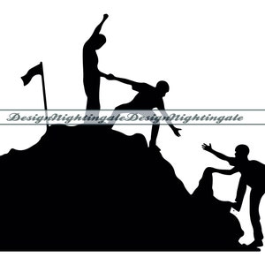 Escalada n.° 5 SVG, Trabajo en equipo SVG, Escaladores SVG, Clipart de escalada, Archivos de escalada para Cricut, Archivos de corte de escalada para Silhouette, Dxf, Png, Vector