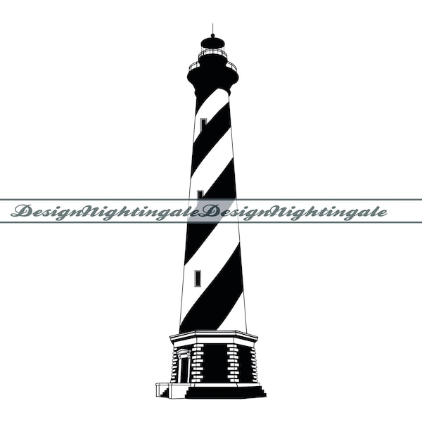 Lighthouse #3 SVG, Sea Port Svg, Nautical Svg, Lighthouse Clipart, Lighthouse Files For Cricut, Cut Files For Silhouette, DXF,PNG,Eps,Vector