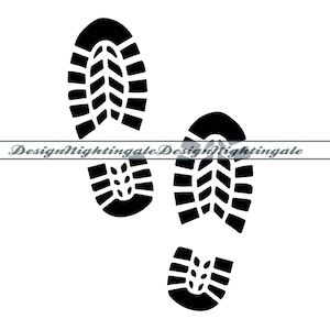 Shoe Prints #2 SVG, Footsteps SVG, Tracks Svg, Shoe Prints Clipart, Shoe Prints Files For Cricut, Cut Files For Silhouette, Dxf, Png, Vector