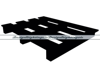 Palette Vektor Clipart (svg, png, dxf, eps, pdf, jpg) (Digitaler Download)