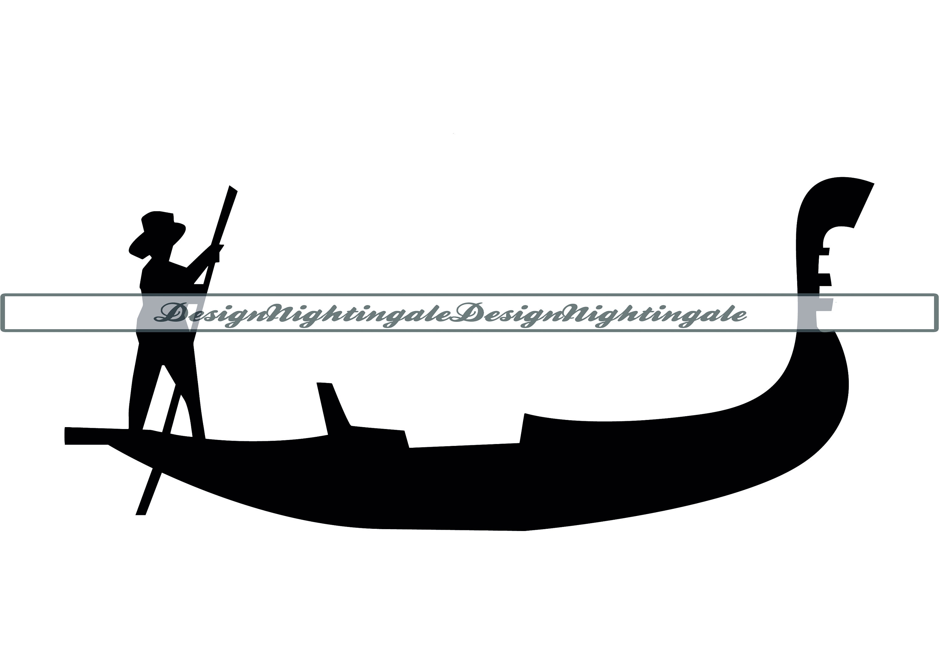 Gondola SVG Venice SVG Italy SVG Canoe Svg Gondola Etsy UK