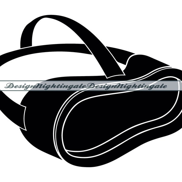 VR Glasses SVG, Virtual Reality SVG, Vr Headset Svg, Virtual Reality Clipart, Svg Files, Cut Files For Silhouette, Dxf, Png, Eps, Vector