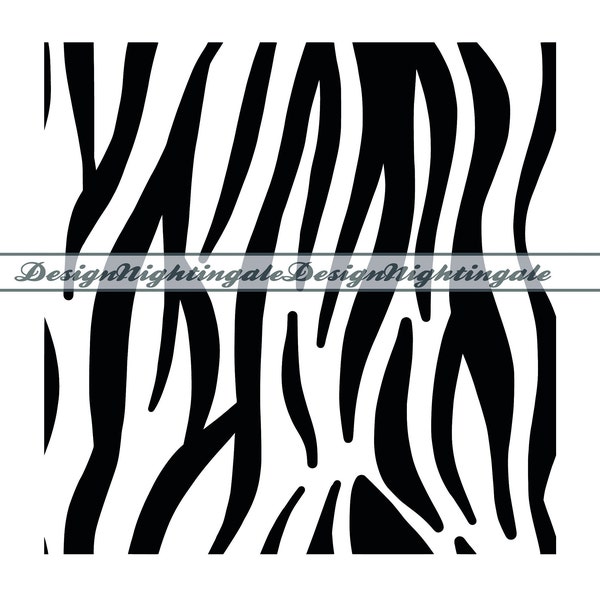 Zebra Pattern #3 SVG, Zebra Print SVG, Seamless Zebra Pattern, Clipart, Files For Cricut, Cut Files For Silhouette, Dxf, PNG, Eps, Vector