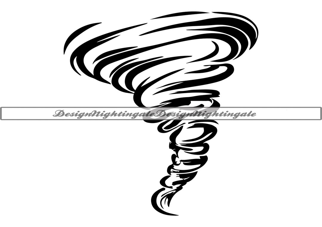 Tornado 4 SVG, Twister Svg, Whirlwind Svg, Tornado Clipart, Tornado