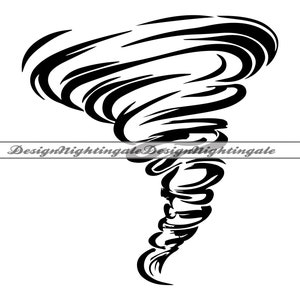 Tornado #4 SVG, Twister Svg, Whirlwind Svg, Tornado Clipart, Tornado Files For Cricut, Tornado Cut Files For Silhouette, DXF, PNG,Eps,Vector