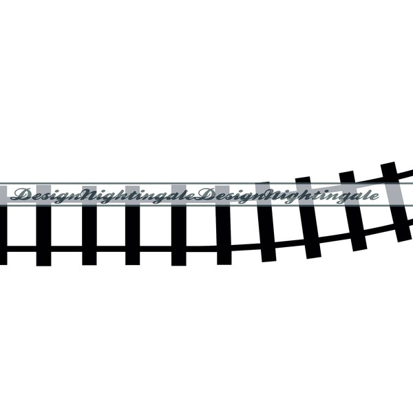 Rail Tracks #2 SVG, Railway Track SVG, Railroad SVG, Train Svg, Rail Tracks Clipart, Files For Cricut, Cut Files For Silhouette, Dxf,Png,Eps