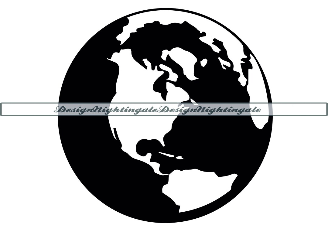 Earth 2 SVG, SVG, Globe SVG, Earth Clipart, Earth Files for