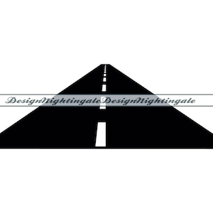 Road #4 SVG, Highway SVG, Road Clipart, Road Files For Cricut, Road Cut Files For Silhouette, Road DXF, Road Png, Road Eps, Road Vector