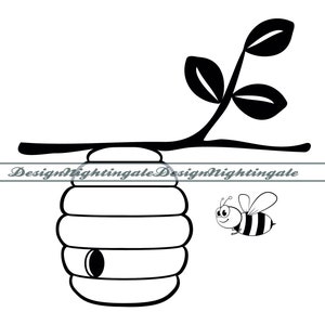 Beehive SVG, Bee SVG, Honey Svg, Beehive Clipart, Beehive Files For Cricut, Beehive Cut Files For Silhouette, Dxf, Png, Eps, Beehive  Vector