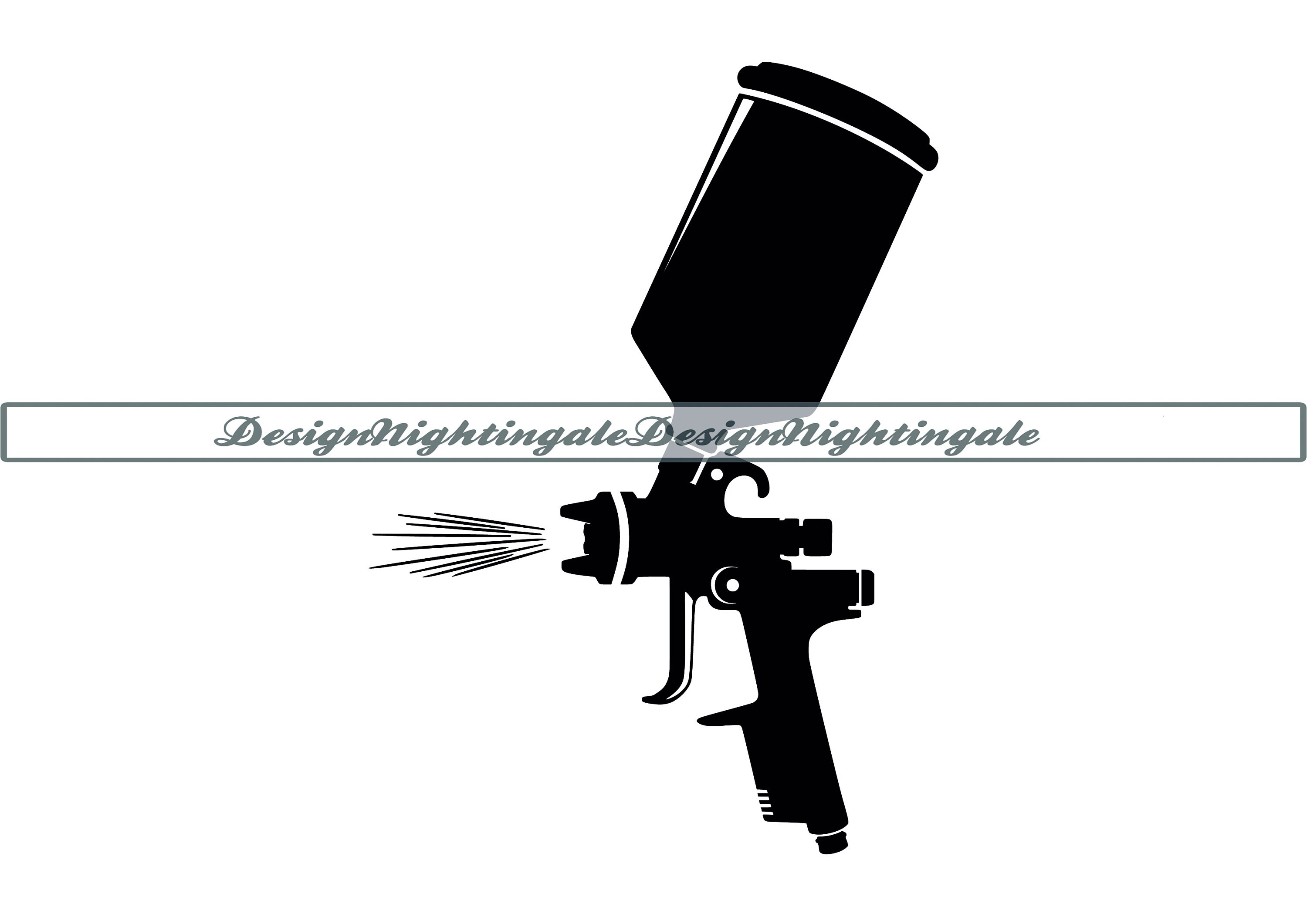 Paint Spray Gun SVG Paint SVG Painting SVG Paint Spray Gun Etsy