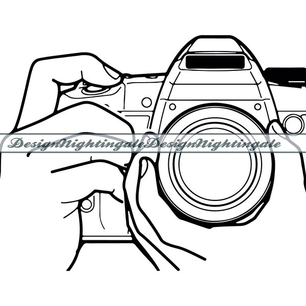 Camera SVG, Photography SVG, Photo Camera SVG, Taking Photo, Camera In Hands, Clipart, Files For Cricut, Cut Files, Silhouette, Dxf Png Eps