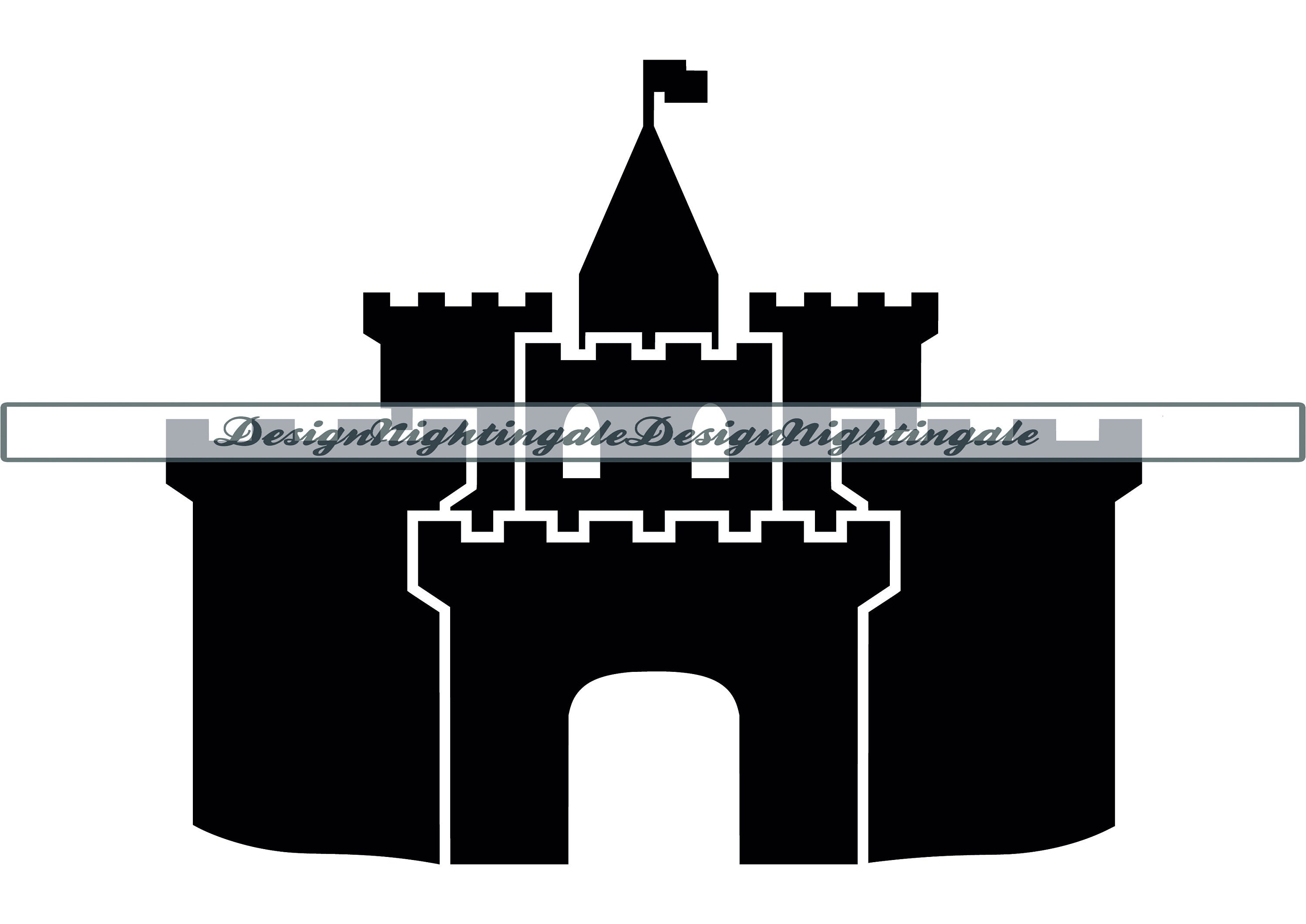 Medieval Castle SVG, Rampart Clipart (digital Files) - Etsy