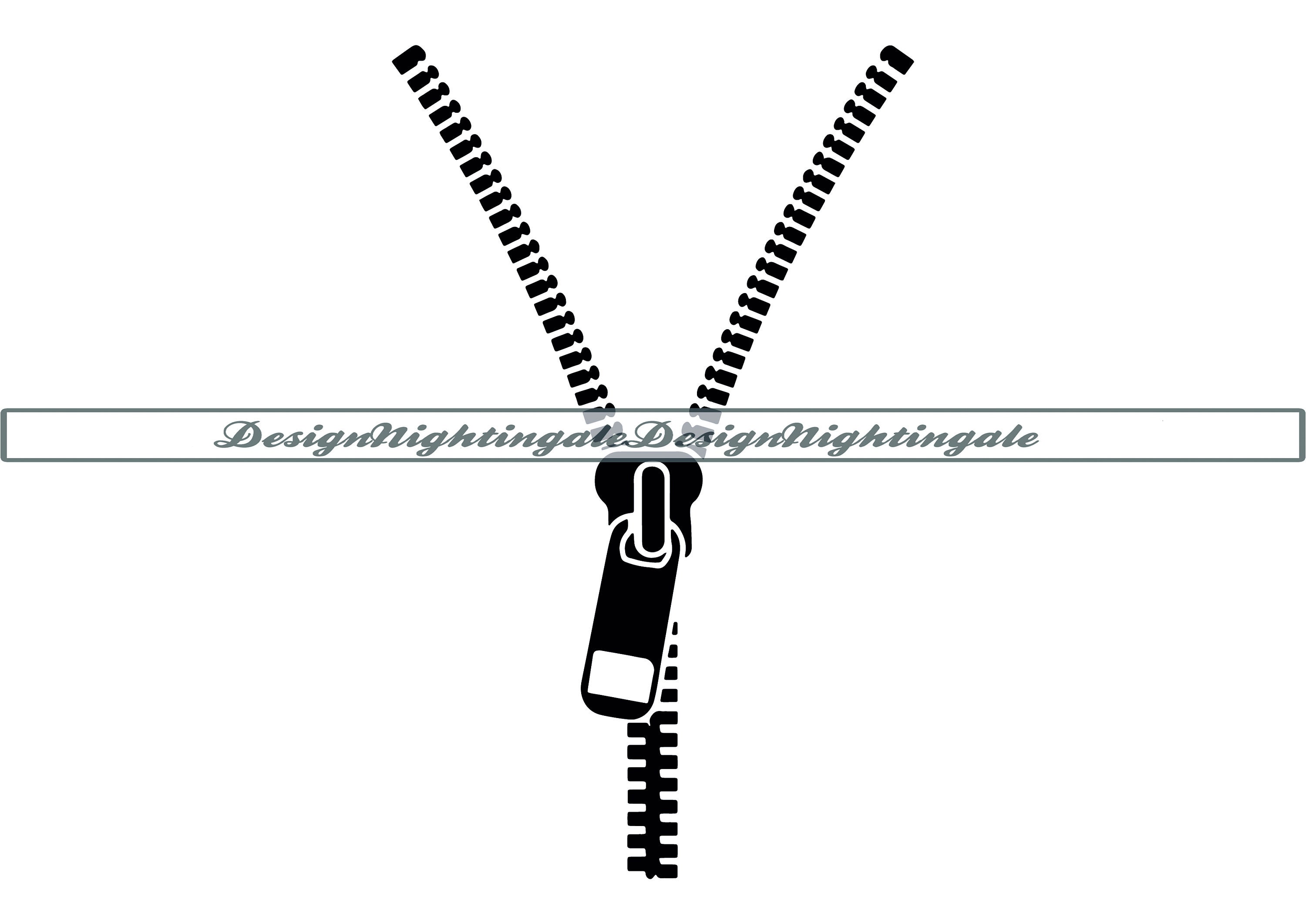 Cartoon illustration zipper clip art Cut Out Stock Images