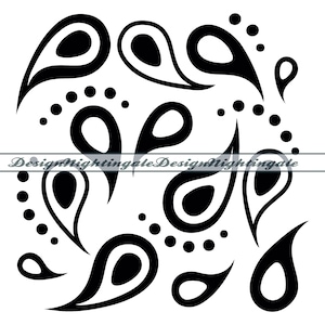 Bandana Pattern #6 SVG, Paisley Pattern SVG, Seamless Bandana Pattern, Clipart, Files For Cricut, Cut Files, Pdf, Png, Jpg, Peekaboo Tumbler
