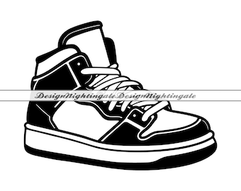 Sneaker SVG, Shoes Clipart Vector Files (Digital Download)