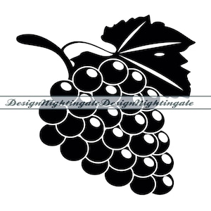 Grapes SVG, Grape SVG, Fruit SVG, Wine Svg, Grapes Clipart, Grapes Clipart, Files For Cricut, Cut Files For Silhouette,Dxf,Png,Grapes Vector