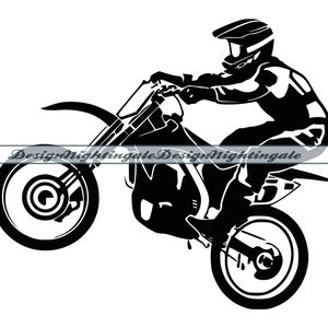 Motocross SVG, Dirt Bike SVG, Stunt Bike SVG, Motocross Clipart, Motocross Files For Cricut, Cut Files For Silhouette, Dxf, Png, Eps, Vector