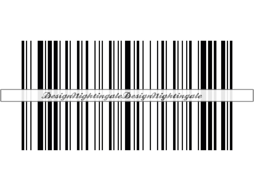 Barcode SVG, Bar Code SVG, Plain Barcode SVG, Barcode Clipart, Barcode Files for Cricut, Barcode