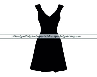 formal dress vector 11 Women's Dress Sketch Templates – Editable AI & PDF main image 1