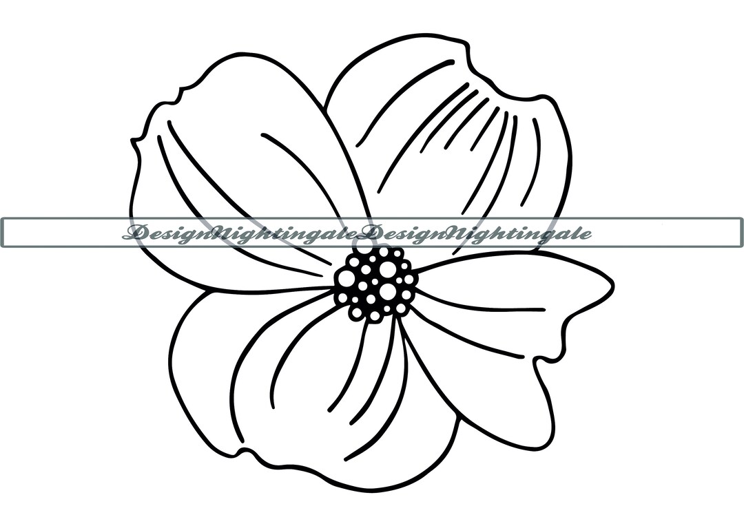 Dogwood SVG, North Carolina State, Wildflower, Spring, Easter, Flower ...