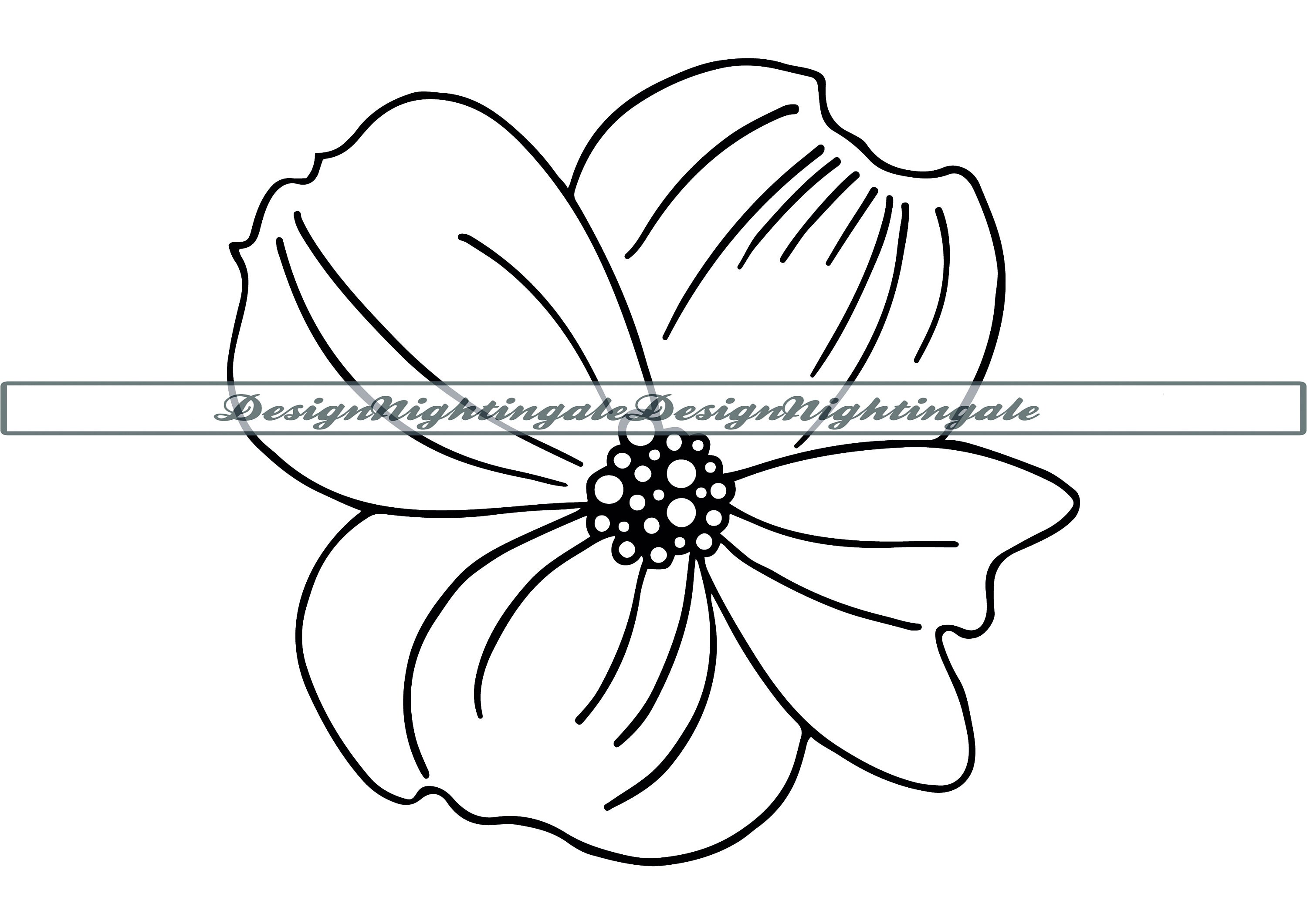 Dogwood Flower Clip Art