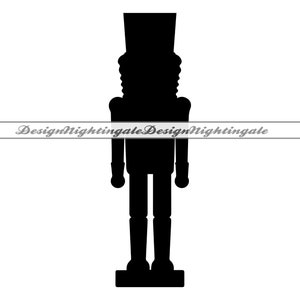 Silhueta de quebra-nozes SVG, Quebra-nozes SVG, Natal Svg, Clipart, Arquivos para Cricut, Arquivos de corte para Silhouette, Quebra-nozes DXF, Png, Vetor