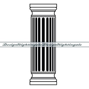 Column SVG, Pillar SVG, Architecture SVG, Column Pillar Clipart, Files For Cricut, Cut Files For Silhouette, Dxf, Png, Eps, Vector