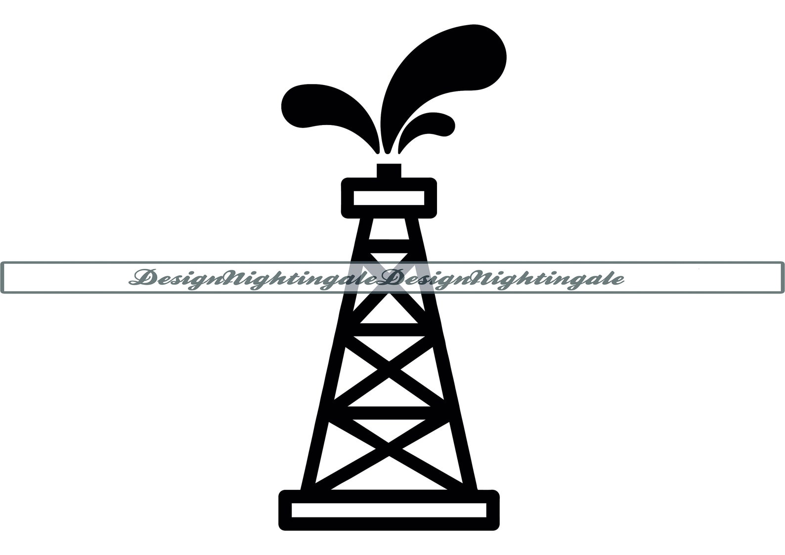 Oil Drilling Rig SVG Oil Derrick SVG Oilfield SVG Roughneck Etsy UK