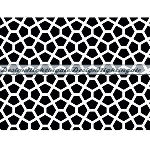 ハニカム パターン #3 SVG、六角形幾何学模様 SVG、シームレス パターン、クリップアート、Cricut 用ファイル、シルエット用カット ファイル、Dxf、Png、Eps
