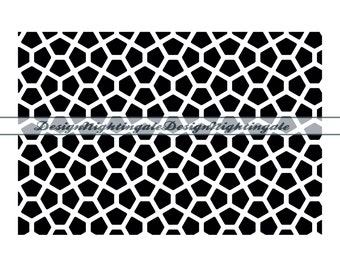 Honeycomb Pattern SVG, Geometric Seamless Design (Digital Files)