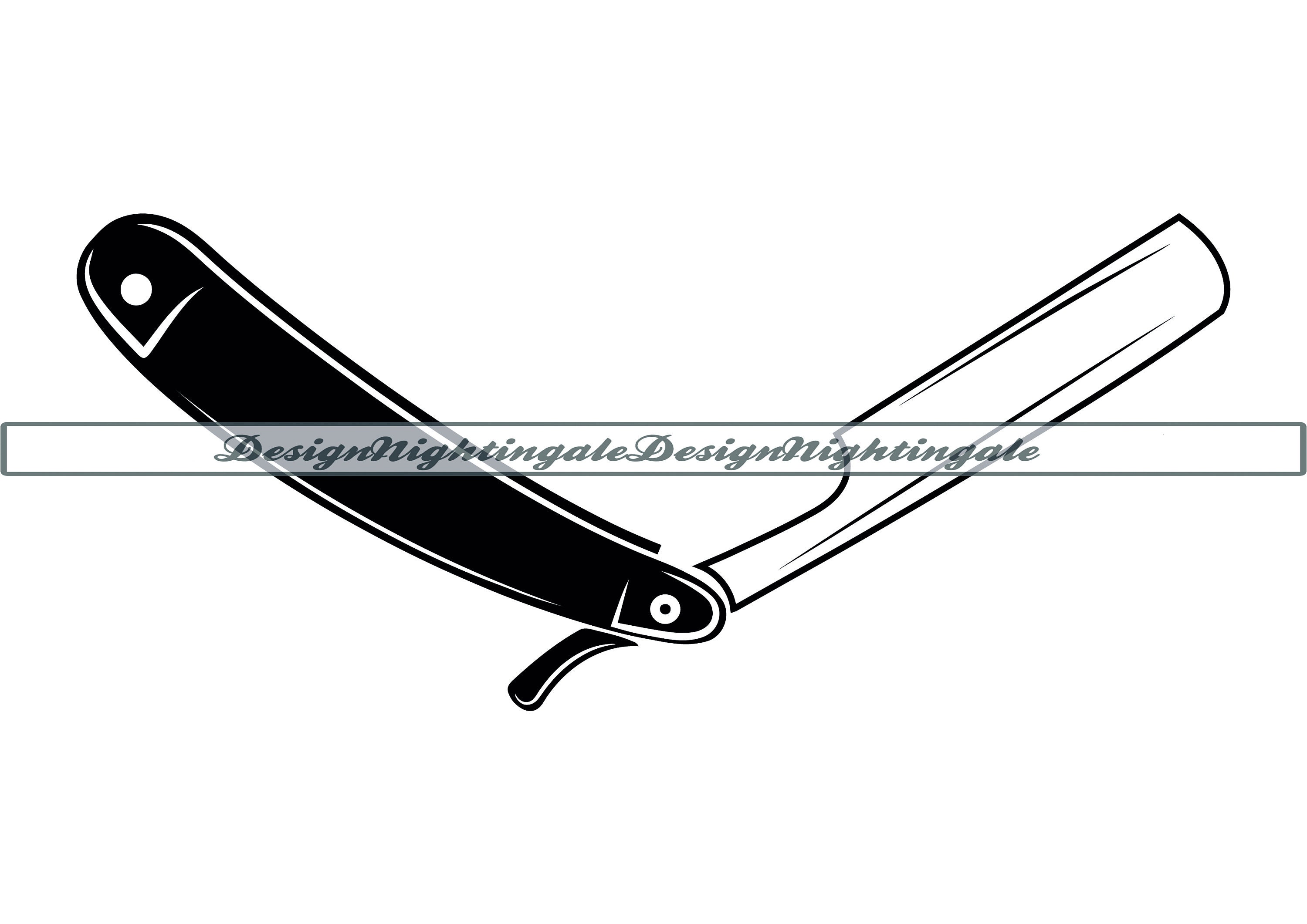 Straight Razor SVG Razor Svg Shaving Svg Straight Razor Etsy Finland
