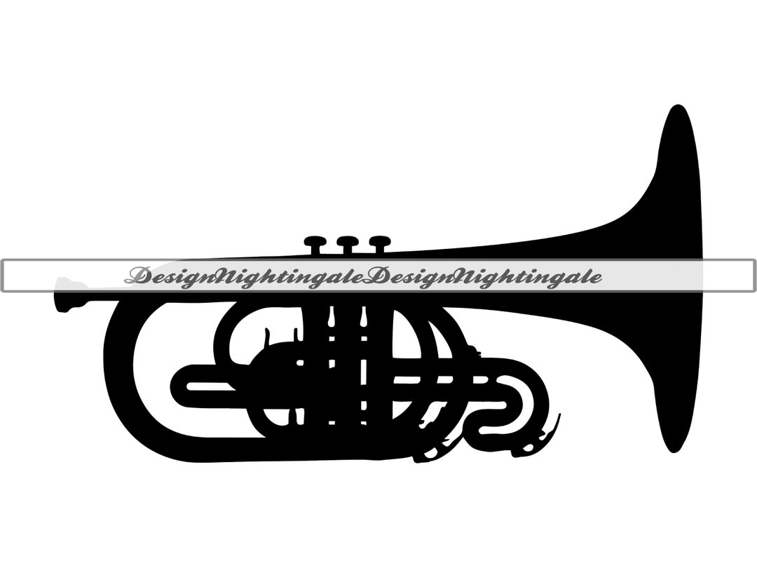 Mellophone SVG, Mellophone Clipart, Mellophone Files for Cricut